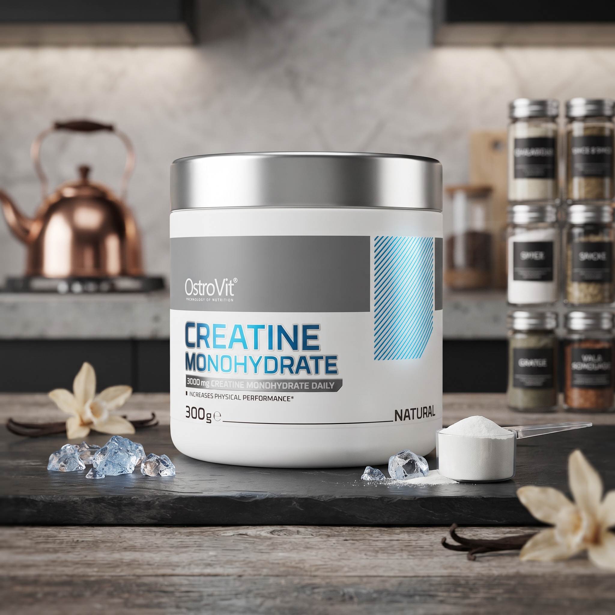 OstroVit Creatine Monohydrate (300 g) Neutral / Bez ukusa
