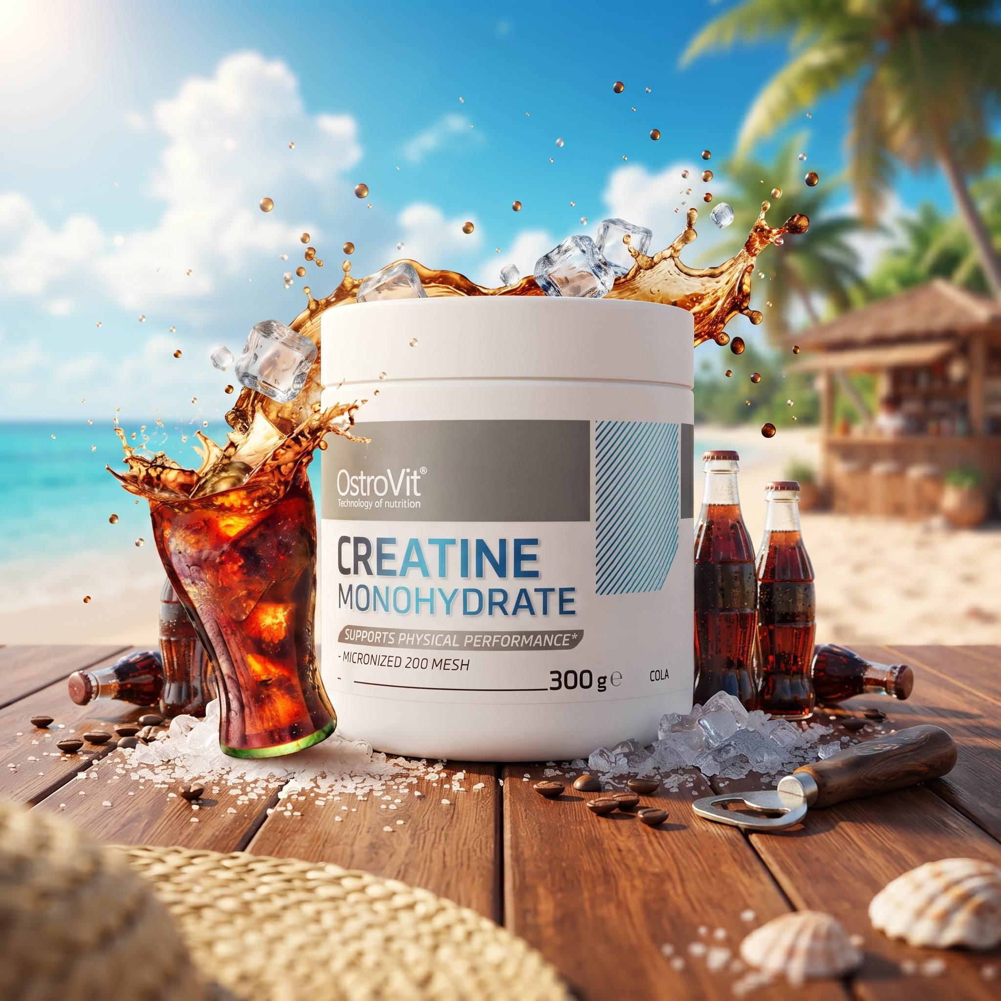OstroVit Creatine Monohydrate 300g sa ukusima