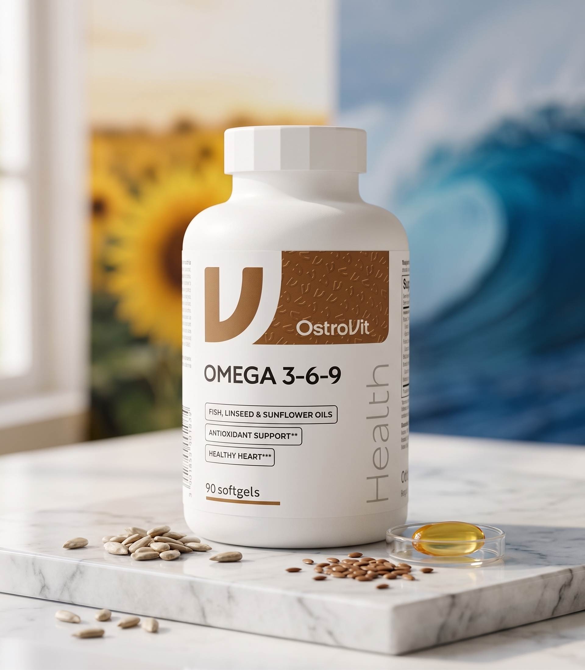 OstroVit Omega 3-6-9 (90 softgels)