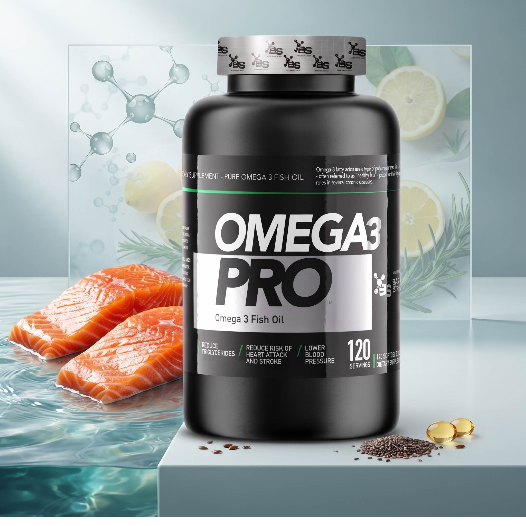 Basic Supplements Omega 3 Pro – 120 softgel kapsula