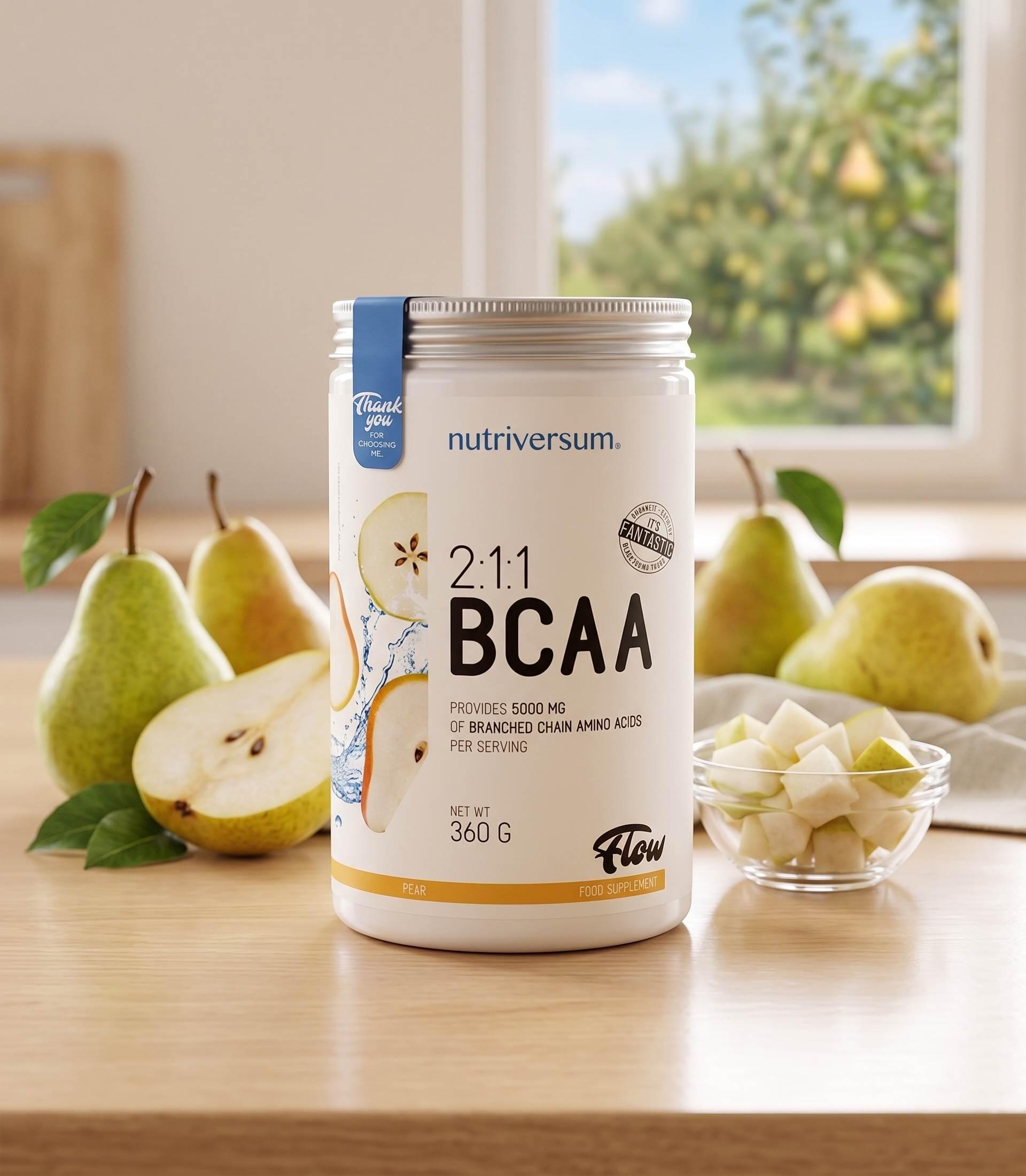 Nutriversum BCAA 2:1:1 Flow 360g Kruška